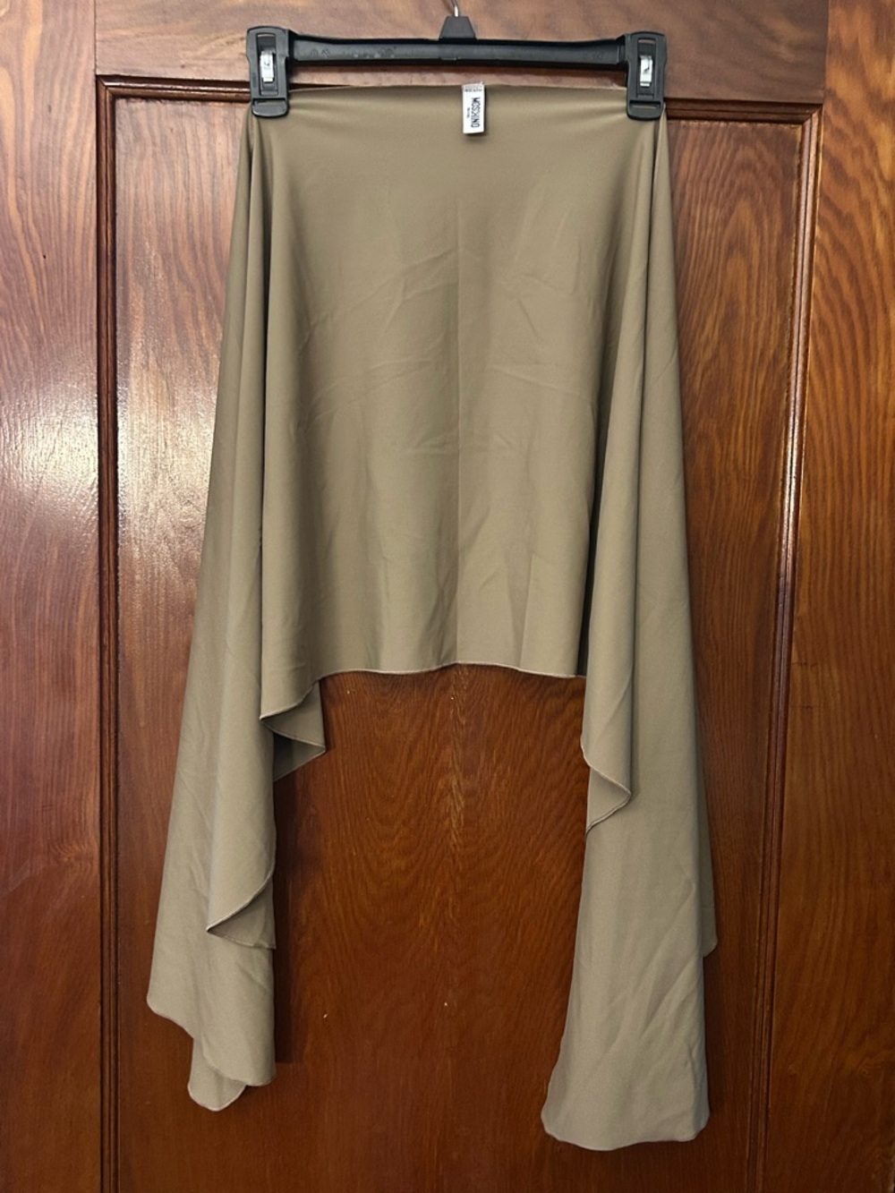 Moschino Mare Khaki Pareo Sarong Wrap Skirt Scarf Bathing Suit Cover Up OS